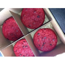 12 adet kirmizi Turkiyem kurabiyesi-650 gr - % 55 cikolata orani